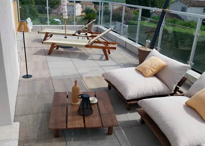펜션 Les Brezines Piscine, Terrasse & Boules Mus